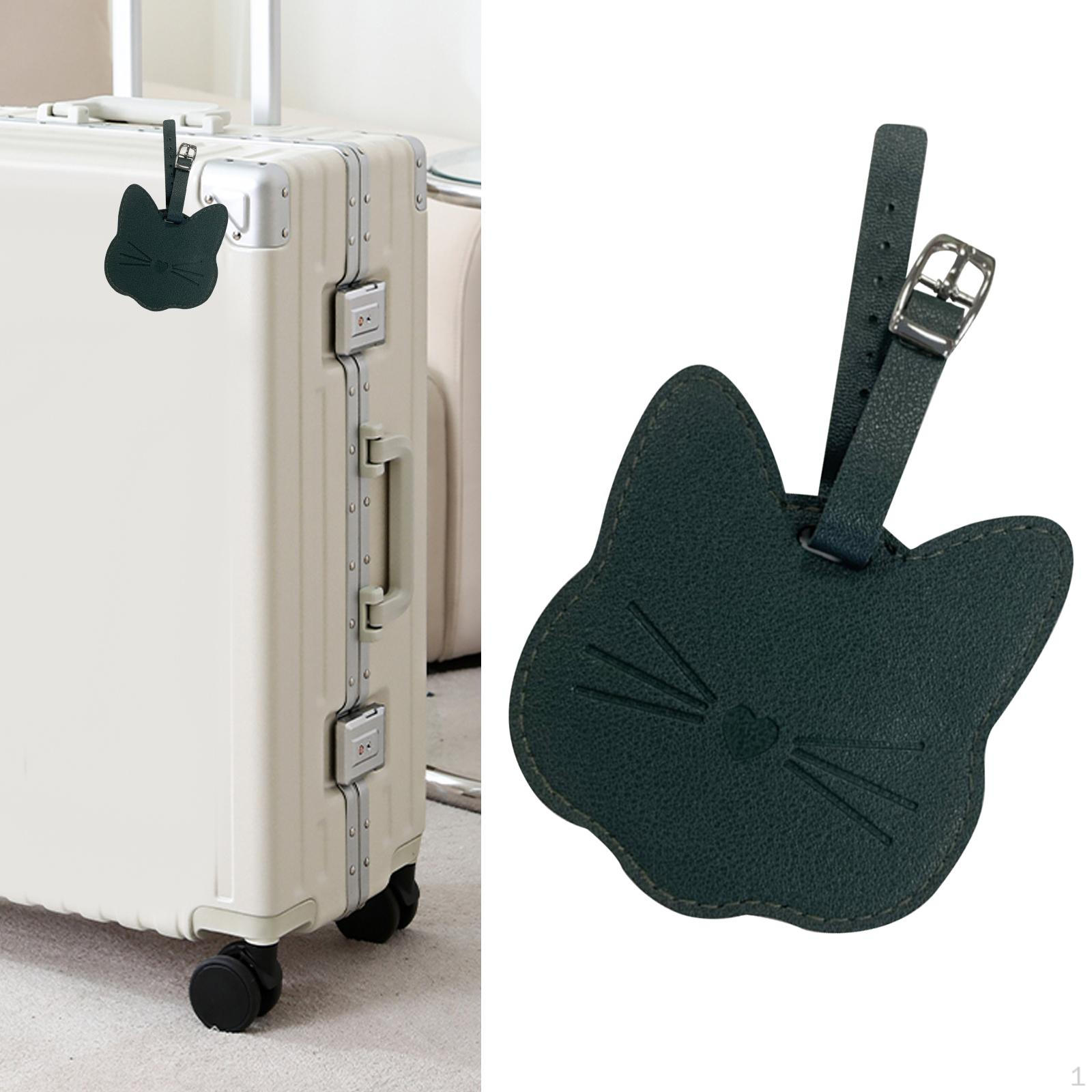 

Кожаная багажная бирка для посадки на борт для женщин и мужчин, модная мультяшная сумка-кошелек с подвеской для путешествий