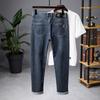 Thick Men's Jeans Spring And Summer Thin Men's Slim Straight Stretch Color Bottom Casual Denim Trousers