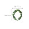 Frcolor Flower Crown, Hairband, Headpiece, Green Leaf, Flower Crown, Hair Ornament, Halloween, Christmas, Party, Wedding, Entrance Ceremony,