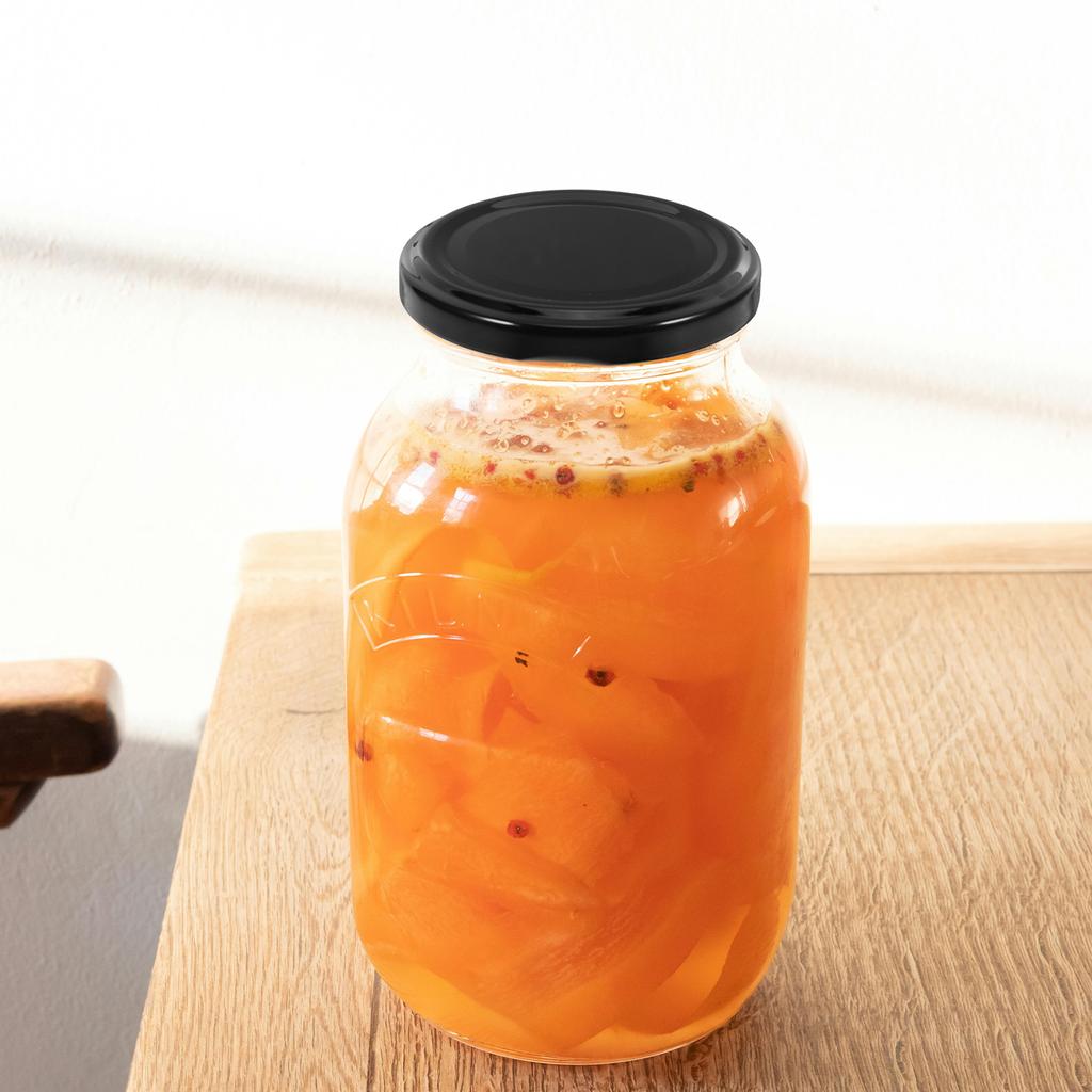 50 Pcs Mason Jar Lids Regular Mouth Airtight Tinplate Caps for Glass Jars Wide Mouth Canning Covers Replacement Home Storage