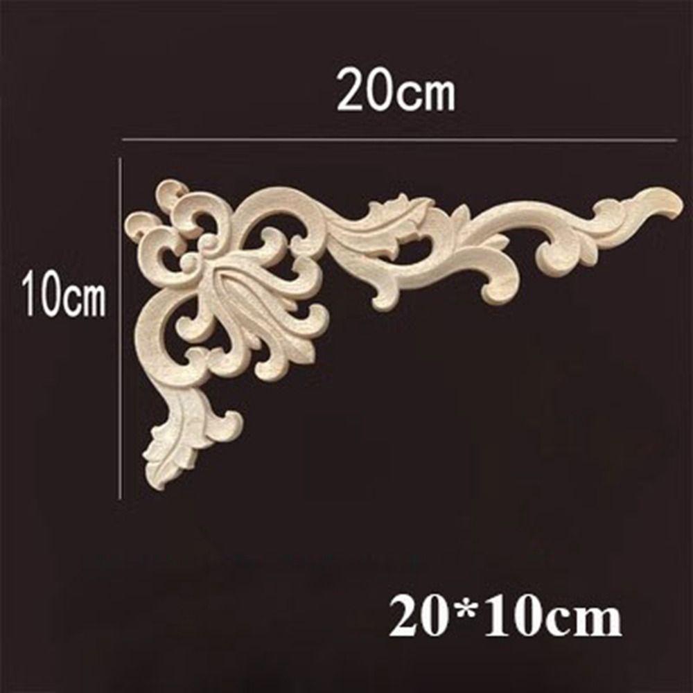Doğal Çiçek Ahşap Oyma El Sanatları Benzersiz Ahşap Oyma Dekoratif Duvar Kapı Dekorasyonu