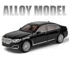 1/24 Scale BMW 760Li Toys Model Car Alloy Diecast Vehicle Model with Light and Sound Simulated Car Toy for Children Gifts Collection