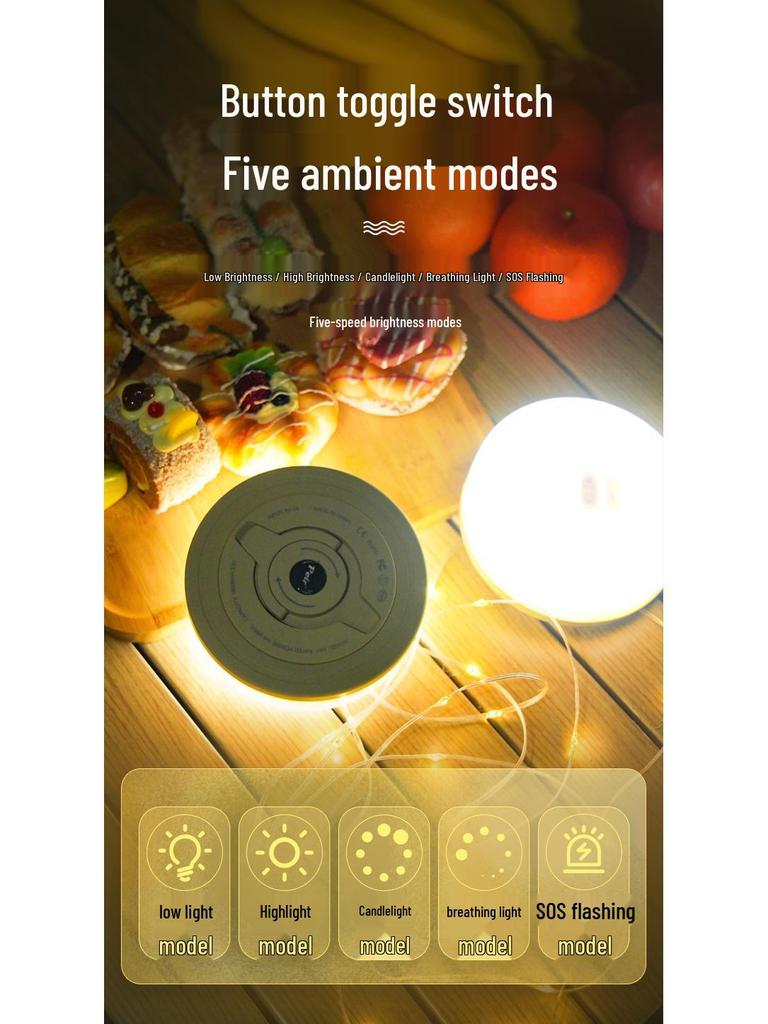 Starry Sky Camping String Lights: Ultra-Long Battery Life for Tent and Canopy Illumination