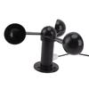 Anemometer-Sensor Windgeschwindigkeiten Cup mit 8M wasserdichtem Kabel 4cm Montageloch Anti-Interferenz 3