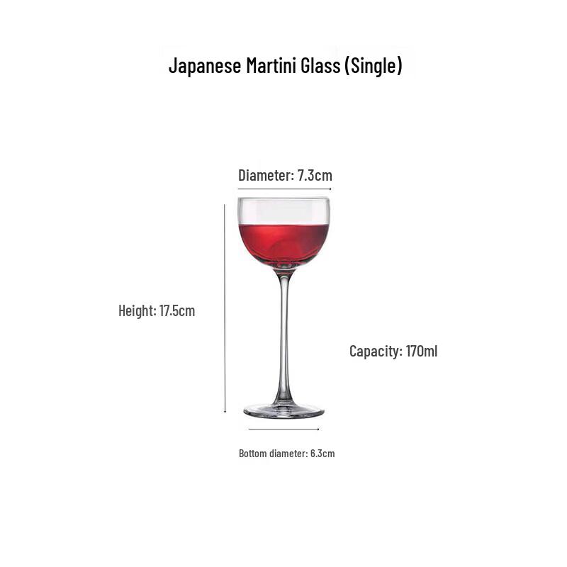 LISM Japanese Martini & Cocktail Glasses