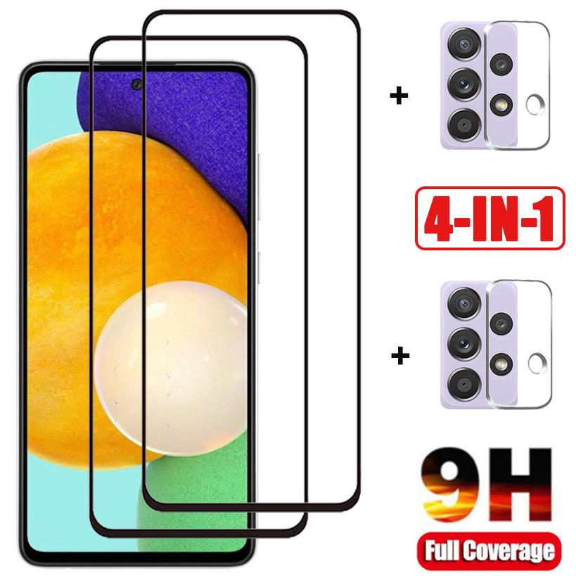 

[2 + 2 шт.] Прозрачное закаленное стекло, защита объектива камеры для Samsung Galaxy A12 A13 A22 A23 A32 A33 A52S A53 M12 M22 M23 M52 S21 FE S22 Plus, пленки