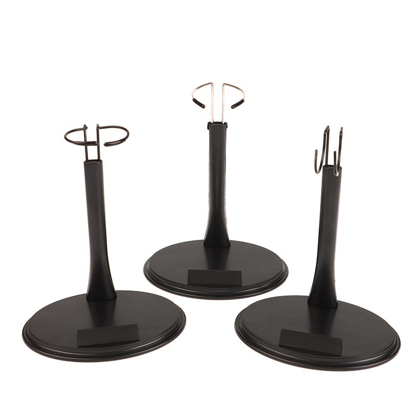 Action Figure Stand 1/6 Scale Model Stand 12 Inch, Black Holder Support Base Adjustable Bracket For Model Display U Type
