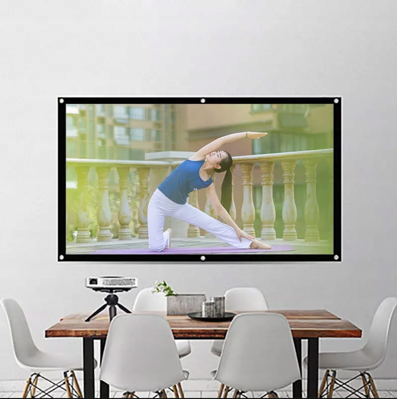 16:9 Az 100"" Fabric Projection Screen