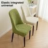 Stretch Chair Cover for Dining Room Jacquard Parson Chair Slipcover Washable Seat Protector for Home Hotel Banquet
