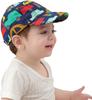 Baby Toddler Sporty Casual Cartoon Trucker Baseball Cap Hand Embroidery Terry Argyle 100% Cotton Breathable Waterproof Hat