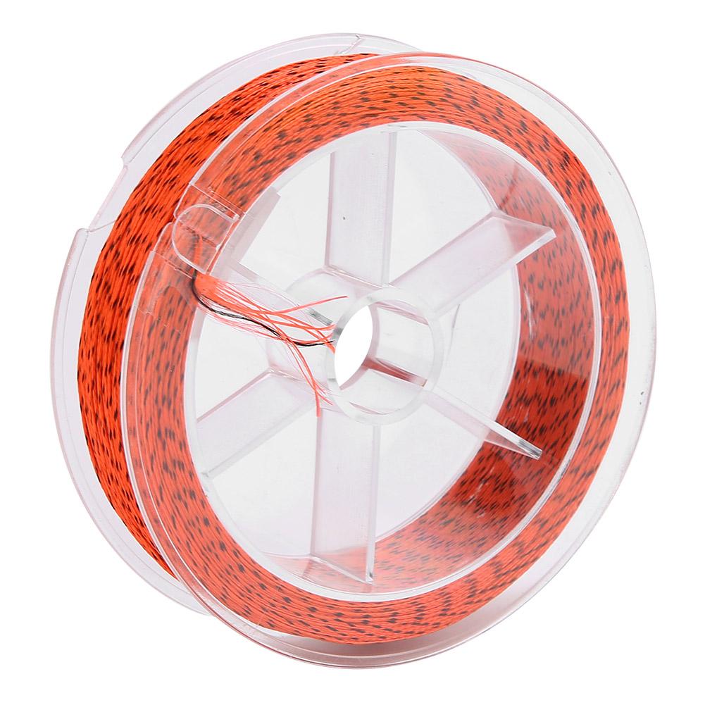100M Nylon Fly Fishing Line Add Line Cup Extension Spare Lines (Black+Orange)