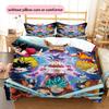 Dragon Ball Character Bedding Set, Classic Anime Art Bedroom Decoration, Exclusive Collector Gift.chl