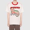 T Shirts Men's Ecru Crew Neck Moderate 616036-XJCVU-9125