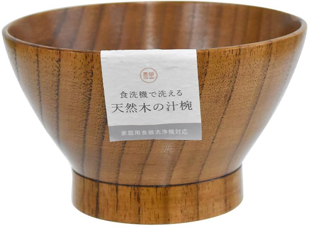 Ippinsha Sanbyakutoka Shoten Wooden Soup Bowl 280ml Soup Bowl 10900 Bowl-shaped