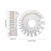 Wire Gauge Tool Double-Sided Scale Steel Gauge Measuring Tool High Strength Portable Ruler For Fabrication Metalworking