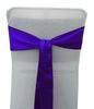 Darling Souvenir Pack Of 125 Satin Chair Sashes Bow Sash For Wedding & Events Supplies Party Decoration Chair Cover Sash - Colors