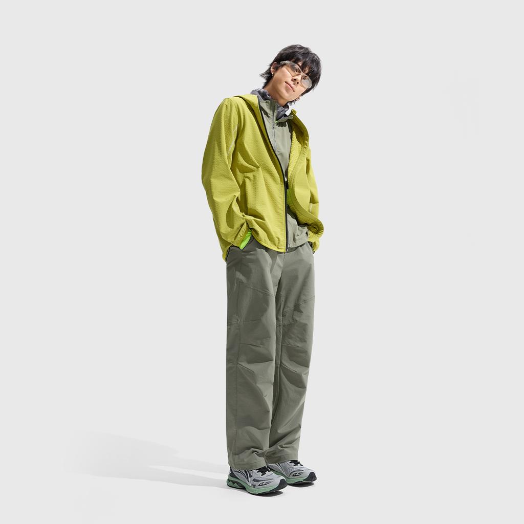 Li-Ning Fitness Series Flat Waist Mid-Rise Woven Sports Casual Pants Men bottoms Luo-Yan-Green AYKU731-3