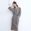 Unisex Long Sleeve Bathrobe - Spring/Autumn Solid Color