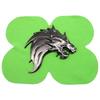 Wolf Wolf Car 3D Emblem Sticker Metal Left Right Easy