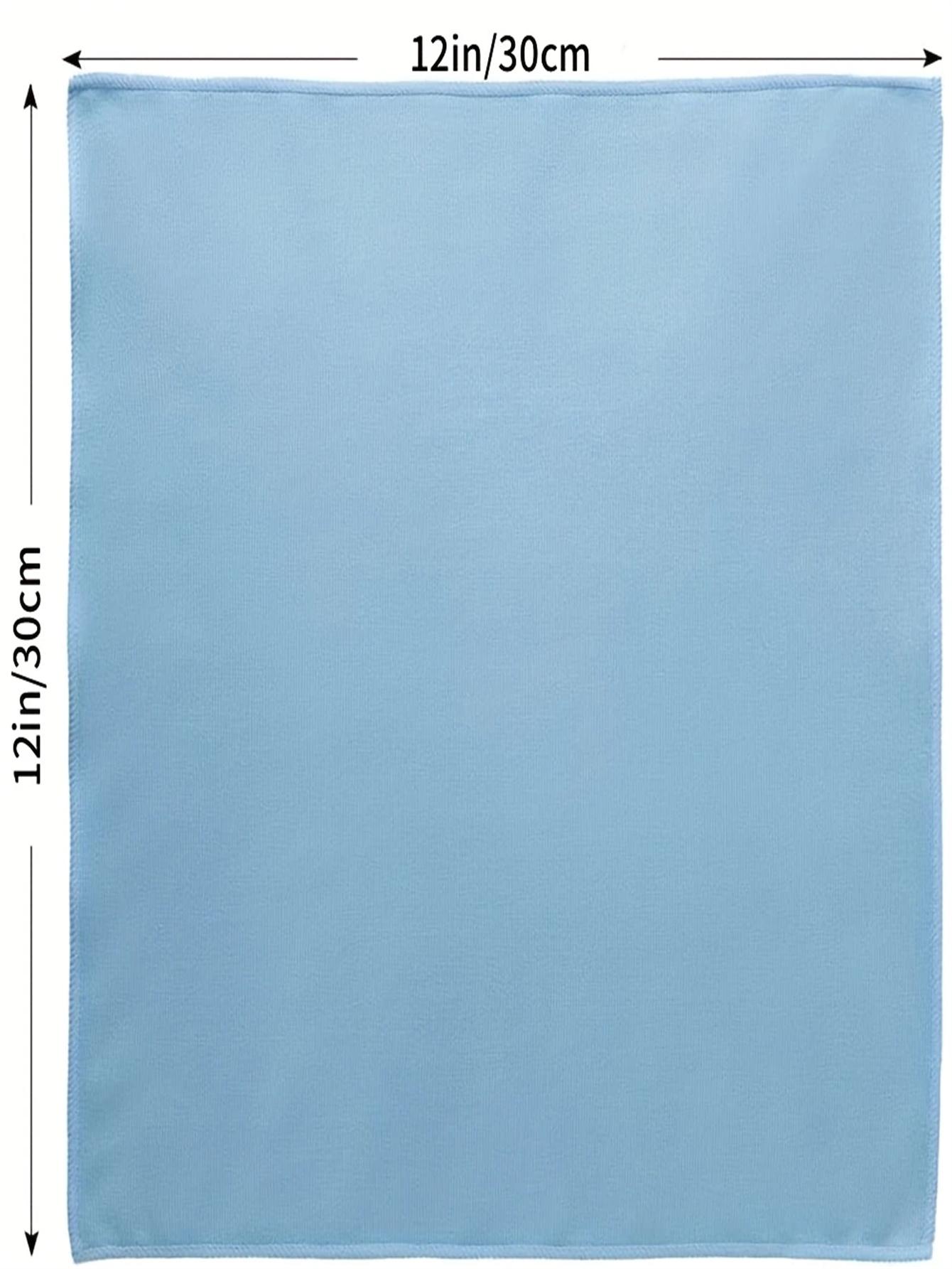 

Набор из 3 салфеток из микрофибры для чистки стекла - Безворсовая конструкция для быстрой очистки окон, стекол, лобовых стекол и нержавеющей стали 3pcs синий