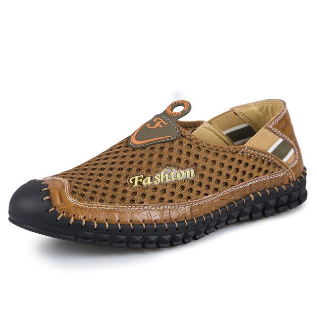 Summer Breathable Mesh Men Shoes Lightweight Sneakers Men Fashion Casual Male Shoes  Designer Loafers 