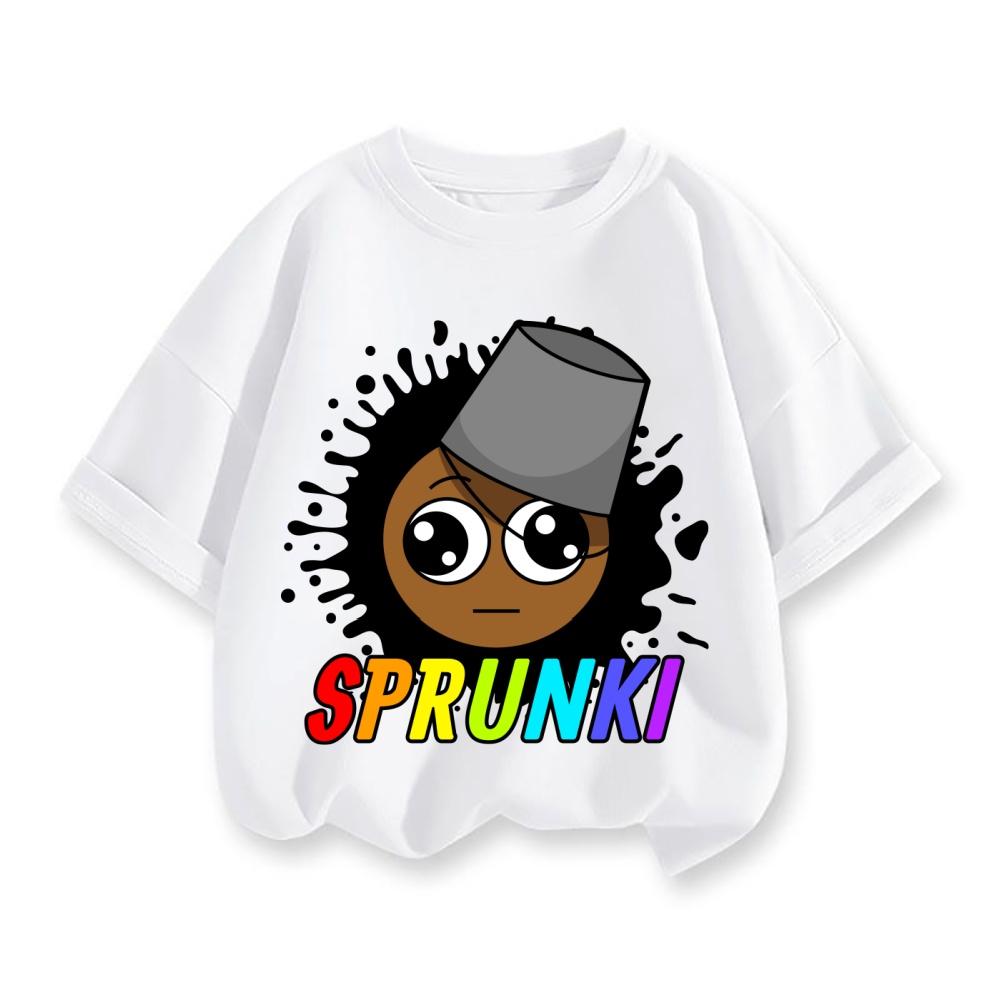 Children's T-shirt Cartoon Printed Summer Casual Short Sleeved Clothes