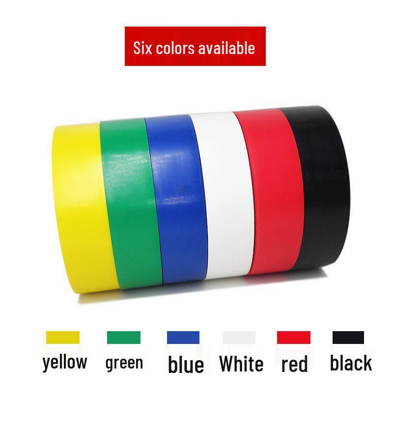 Wodoodporna, trudnopalna taśma PVC dla elektryków o wysokiej lepkości - Bardzo cienka, duża rolka, czarna