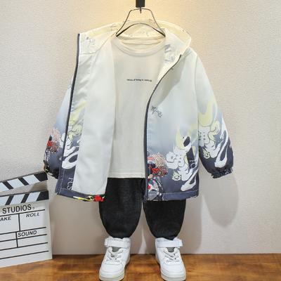 Boys Leisure Coat 2025 Spring and Autumn Children Handsome Hardshell Jacket