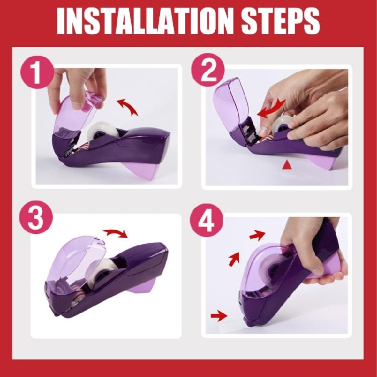 Practical Automatic Tape Dispenser Tape Cutting Tool Tape Cutter with Tape Desk Accessories for Cutting Tape