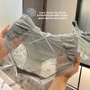 Girl Summer Thin Model PURE DESIRE SEXY Lace Satin In Waist Triangle Briefs