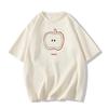 Yellow Cotton Short-sleeved T-shirt Women's Summer New Design Sense Niche Student Loose Half-sleeved Small Top