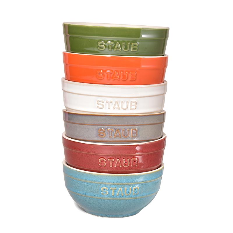 Staub Ceramic Rainbow Bowl Set 12cm