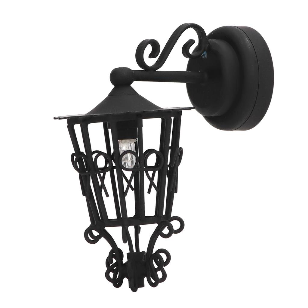Puppenhaus Wandlampe Batteriebetrieben Altmodische Puppenhaus Wandlampe mit Magnet auf der Rückseite für 1/12