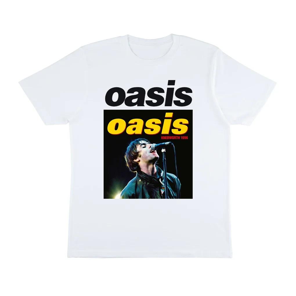 T-shirt Man Woman OASIS collection Hot sale Graphic Print  Short Sleeved Summer Tees Clothing Loose Oversized Cotton Soft Tops