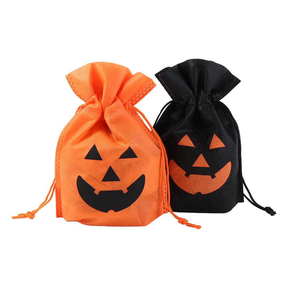 Handbag Pumpkin Gift Bag Packaging Coin Purse Drawstring Storage Pouch  Halloween