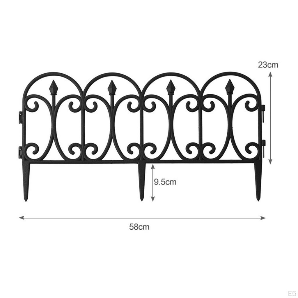 Animal Barrier Fence Garden Edging Border, Detachable Flexible, Fencing Landscape