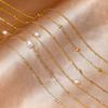 2Pcs 18K Gold Plated Waist Chains for Women Layered Belly Chains Pearl Beaded Chains for Waist Sexy Bikini Summer Beach Jewelry