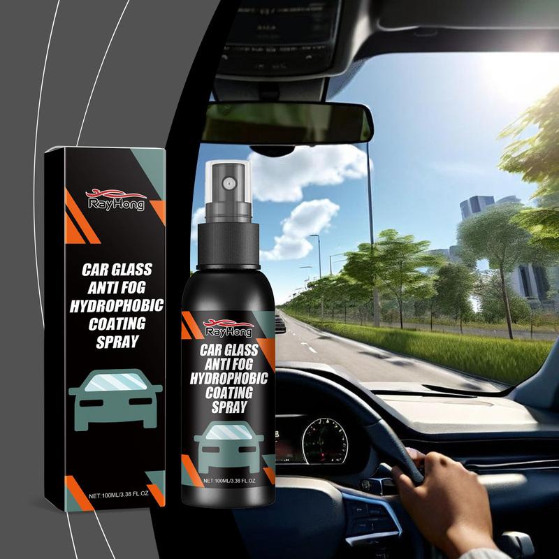 Car Windshield Spray Windshield Mirror Cleaner Stain Hydrophobic Water Repellent Anti-fogging Agent