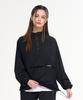 Lazybee [Summer] Airlight Stretch Multisport Running Windbreaker Anorak Jacket Top W Black