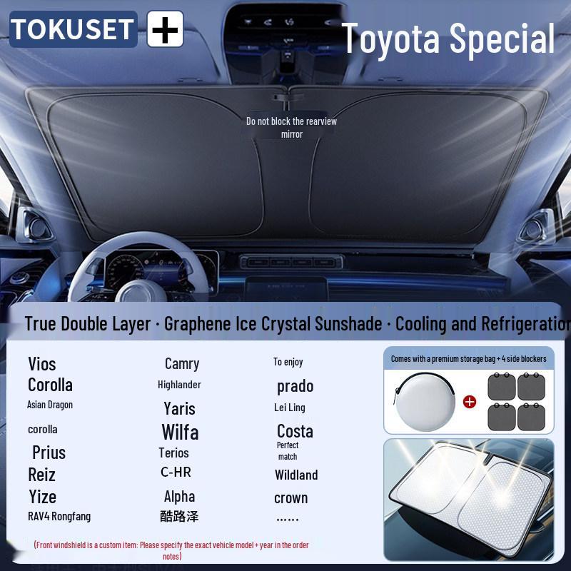 2025 Car Windshield Sunshade Umbrella - Heat Insulation & Sun Protection