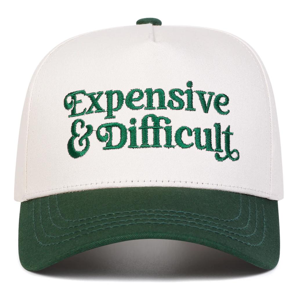 Unisex EXPENSIVE DIFFICULT Letter Embroidery Baseball Caps Spring Autumn Outdoor Adjustable Casual Hats Sunscreen Hat Sports Cap