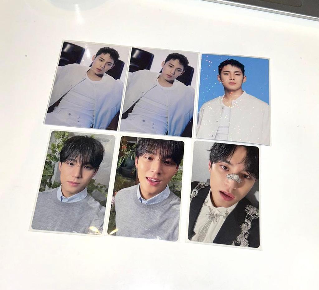[USED] Seventeen Mingyu trading cards 6 pieces