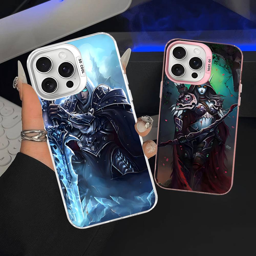 Web Game W-WarcraftS Phone Case For IPhone 16 15 14 13 12 11 Pro Max 17 Plus Colorful Cover
