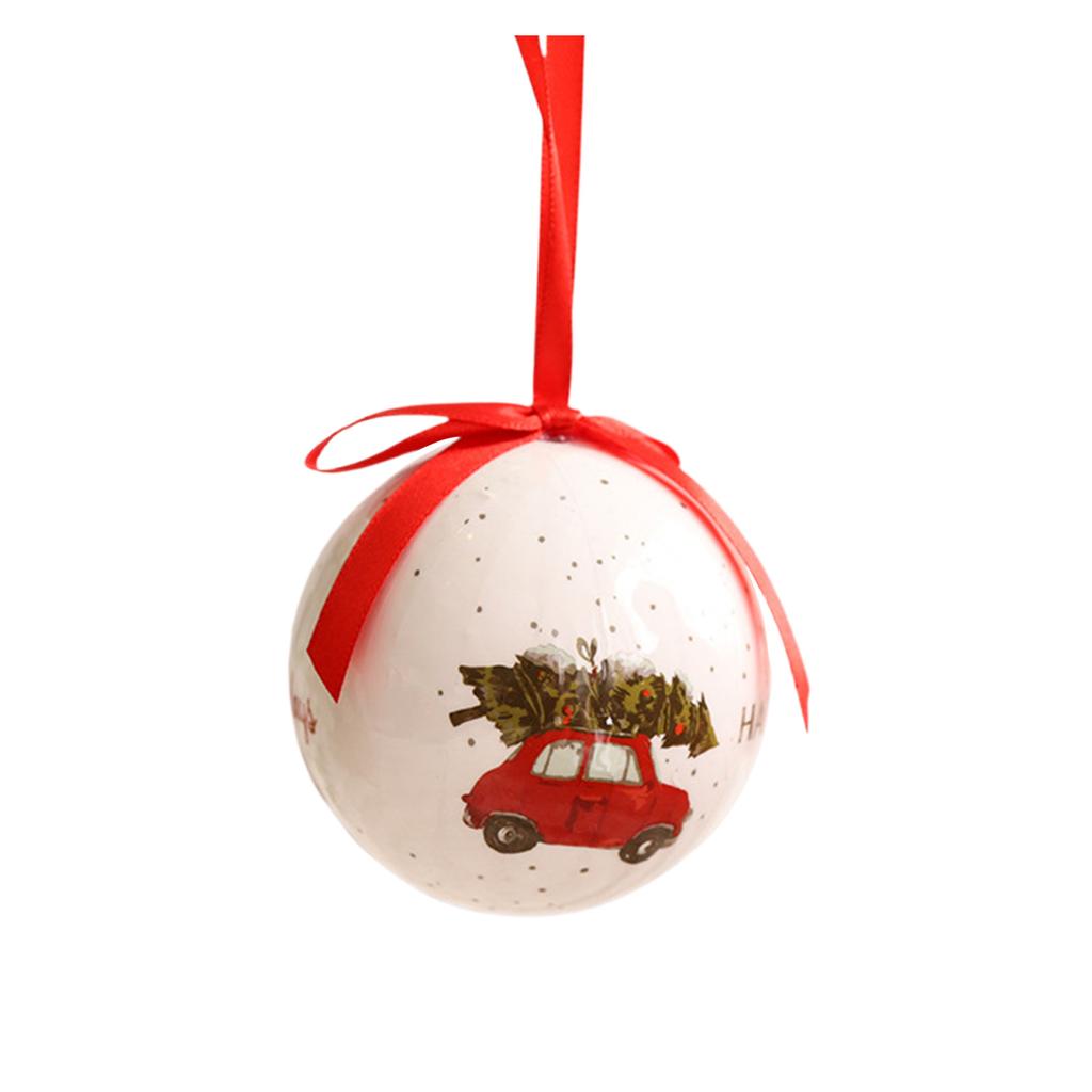 Christmas Hanging Ornament Balls Decorative Hanging Decorations For Tree Ornaments Window Indoor & Outdoo