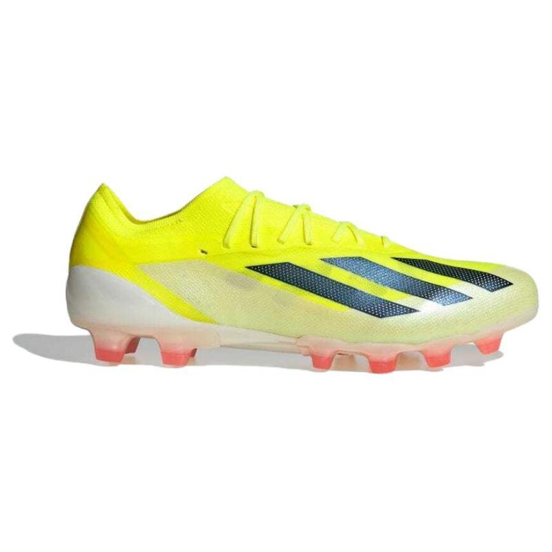 adidas X Crazyfast.1 AG Kunstrasen HG Hartplatz Dämpfung, Abriebfeste Fußballschuhe Unisex Gelbe Sneaker IF0653