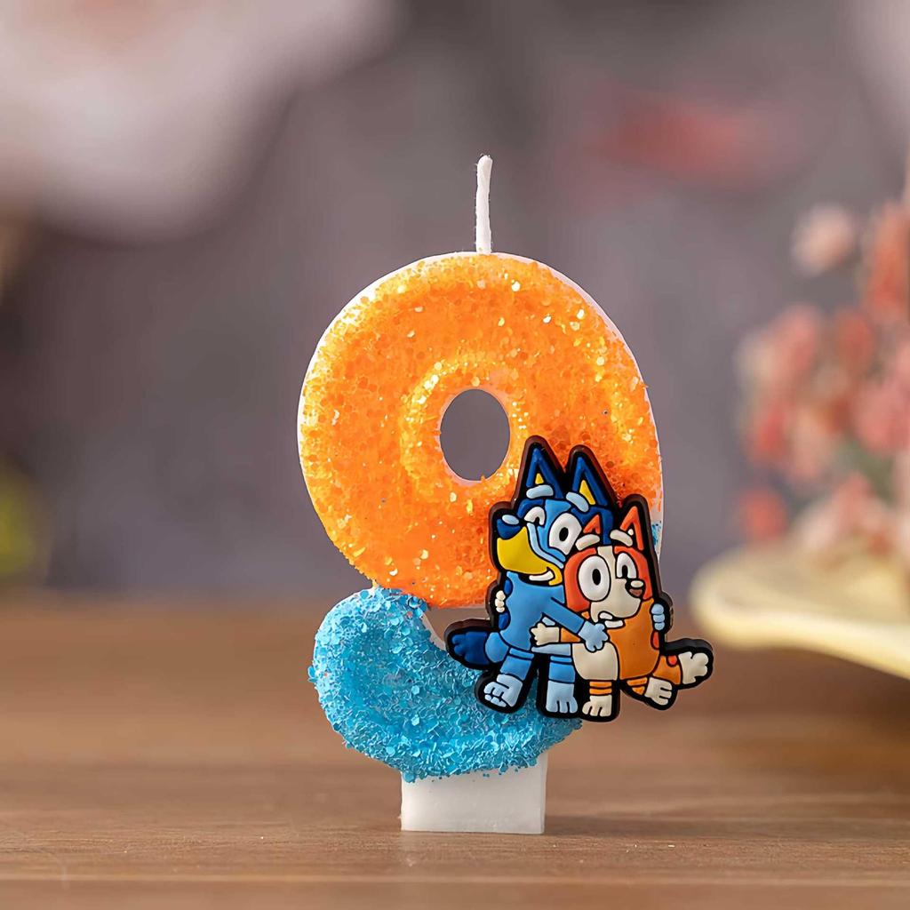 Cartoon Number Birthday Candles for Children's Cake Party Decorations