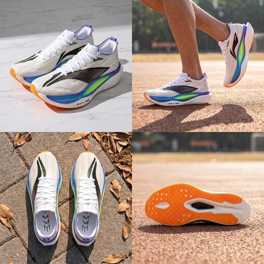 Scarpe da Corsa Li Ning Feidian 6 Elite Sneakers Unisex Standard-Bianco ARMW001-25