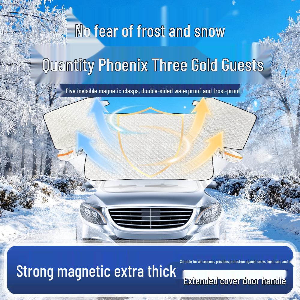 Sunshade Frost Protection Cover for AION Y/V Cars - Front Windshield