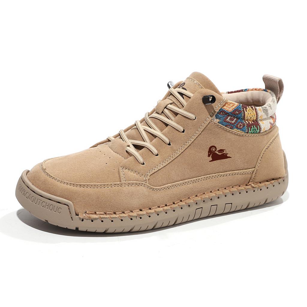 New Large Size Men's and Women's Medium Help Martin Boots Outdoor Casual Shoes Tooling Stitching Men's Shoes 9882