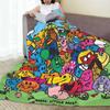 Mr Men Little Miss Tutti i Personaggi Coperte Campeggio Flanella Coperta da Divano Soggiorno Super Caldo Design Qualità Copriletto Regalo